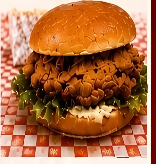 #12 Chicken Fried Steak Sandwich.