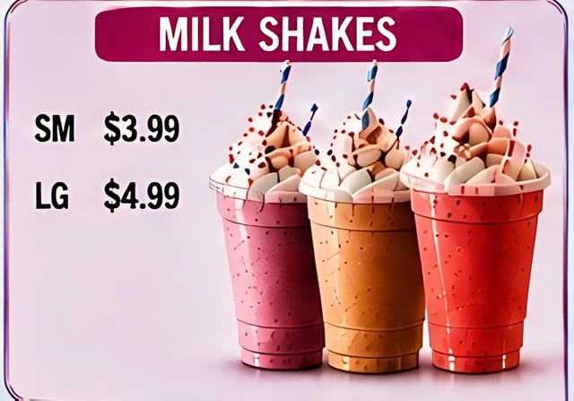 Milkshakes.