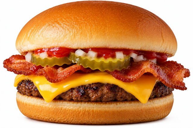 JR Bacon Cheeseburger.