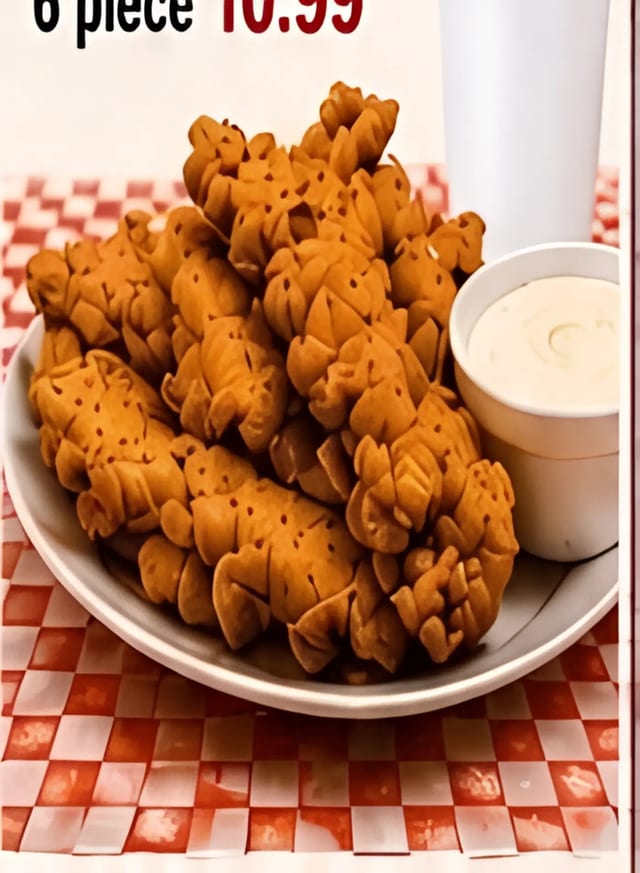 # Chicken Strips —.