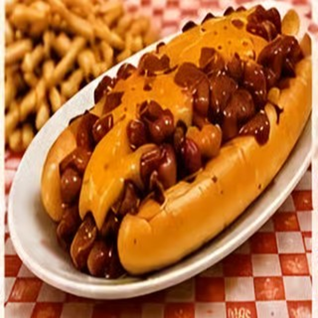 #9 Chili Cheese Dog.