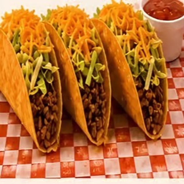#14 3 Crunchy Tacos.
