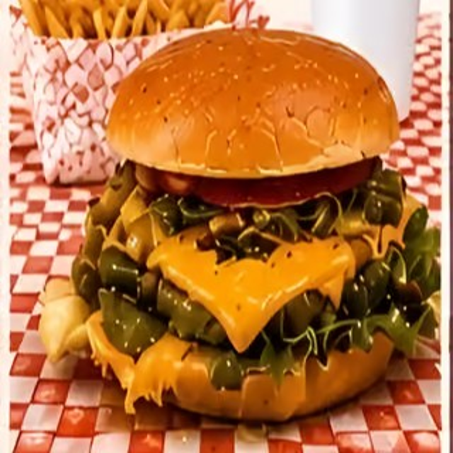 #2 Green Chile Cheese — Single.