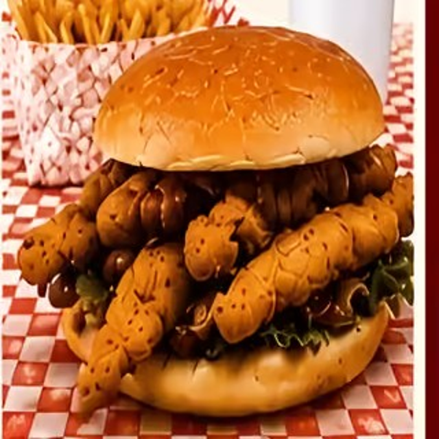 #4 Wild Cat Burger — Double.
